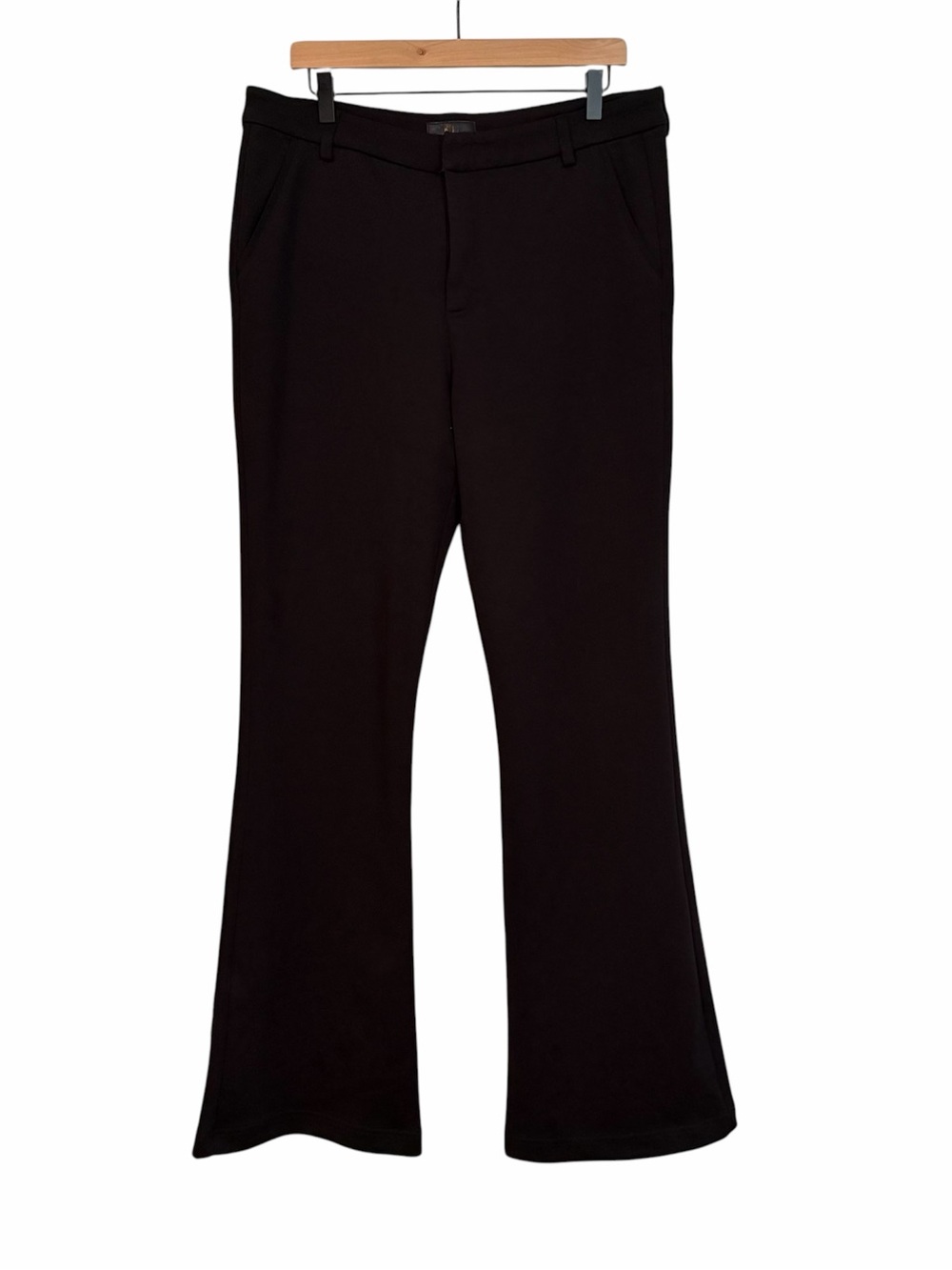 KUT from the Kloth Womens Black Stretch Bootcut Flare Trouser Pants Sz 14